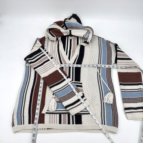 Tory Burch Multicolor Striped Hoodie - Picture 4 of 8